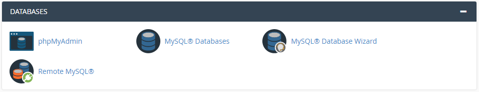 CPanel Database